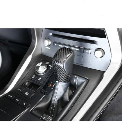 Color: Black - Lexus Carbon Fiber Gear Headgear NX200300 Retrofit 300h ES200250 RX300 450hI
