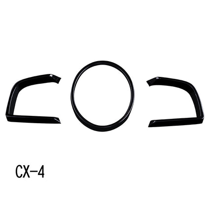 Color:  cx4 black - Dashboard Decoration Modified Car Interior Instrument Surface Frame