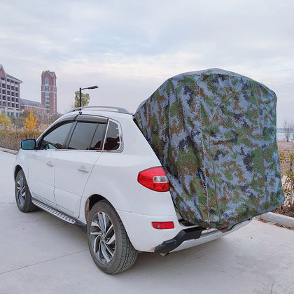 Color: Army Green - Car Self-Driving Car Roof Car Rear Tent Outdoor Camping Camping Rainproof
