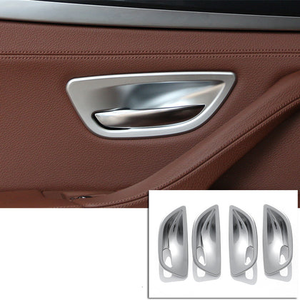 Color: Silver, style: B - BMW 5 Series Modified Interior Control Panel Stickers