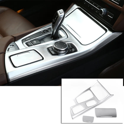 Color: Silver, style: A - BMW 5 Series Modified Interior Control Panel Stickers