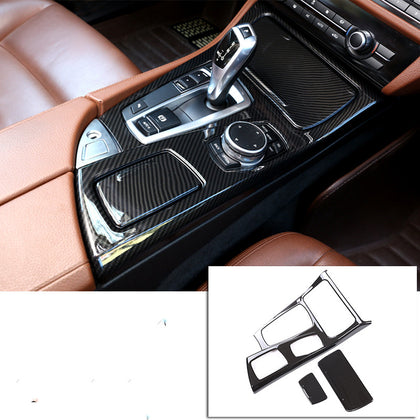 Color: Black, style: A - BMW 5 Series Modified Interior Control Panel Stickers