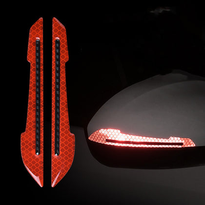 Color: Red, Quantity: 2pcs - Anti-collision strips