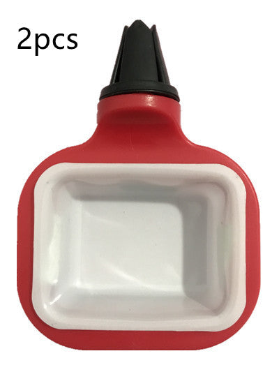 Color: Red, style: 2pcs - Car Ketchup Rack Fries Seasoning Box