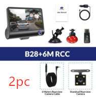 Set meal: B28+6M RCC, Classification: NO SD CARD 2pc - Dual Lens Driving Recorder