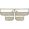 Car Side Door Protective Pad - Color: Beige, style: Double
