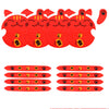 Color: Red, style: B - Car Lucky Cat Door Bowl Handle Handle Sticker
