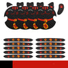 Color: Black, style: A - Car Lucky Cat Door Bowl Handle Handle Sticker