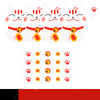 Color: White, style: C - Car Lucky Cat Door Bowl Handle Handle Sticker