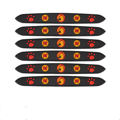 Color: Black, style: E - Anti-Collision Strip For Car Door Bowl Handle Handle