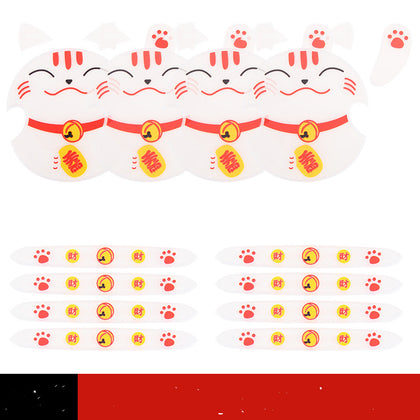 Color: Transparent, style: B - Anti-Collision Strip For Car Door Bowl Handle Handle