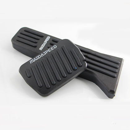 Color: Black, style: Two pieces - Mazda CX-4-5 Atez Angkesaila Special Accelerator Pedal Non-perforated Non-slip Brake Pedal