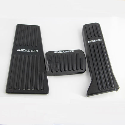 Color: Black, style: Full set - Mazda CX-4-5 Atez Angkesaila Special Accelerator Pedal Non-perforated Non-slip Brake Pedal