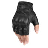 style: B, Size: 2XL - Motorcycle Half-finger Gloves Motorcycle Riding Leather Fingerless Four Seasons Breathable Racing Rider Equipment Male