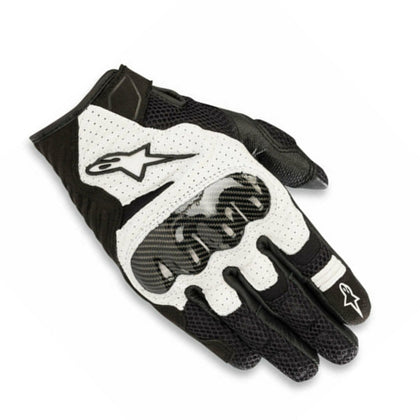Color: White, Size: L - Motorcycle Riding Gloves Summer Mesh Breathable