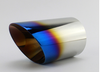Color: Baked blue - Suitable For Mazda Cx4 Atez Cx5 Angkesaila Cx7Cx9 Modified Exhaust Pipe Tail Throat Exhaust Pipe