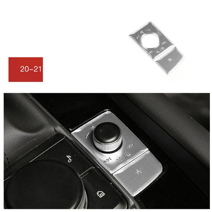 Color: 2 silver multimedia sticker - Multimedia knob button sticker