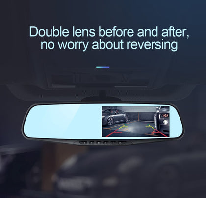 3.5 Inch Rearview Mirror Car Driving Recorder High List Lens