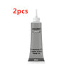 Color: Grey, Size: 20ml 2pcs - Leather repair paste