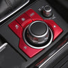 Color: Red, style: Suit - Electronic Hand Brake Automatic Parking Button Paste