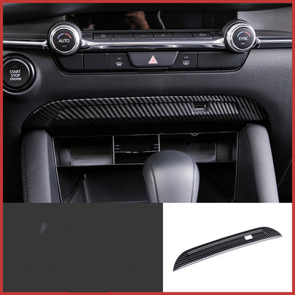 Color: USB trim - Mazda 3 Angkesaila modified interior carbon fiber decoration
