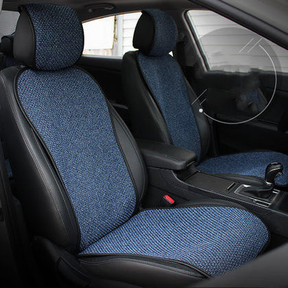 Blue color style D - Four seasons linen car pillow