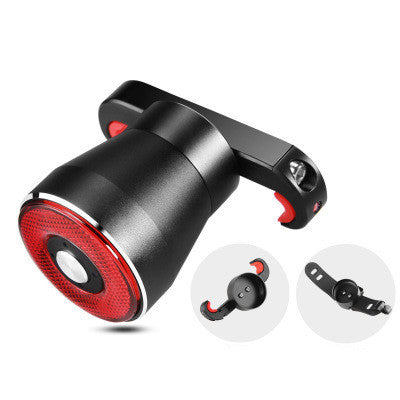 style: Seat cushion and seatpost - Smart Brake Tail Light Bicycle Usb Rechargeable Tail Light Bicycle Road Bike Seat Cushion Seat Pole Light Safety Warning Light