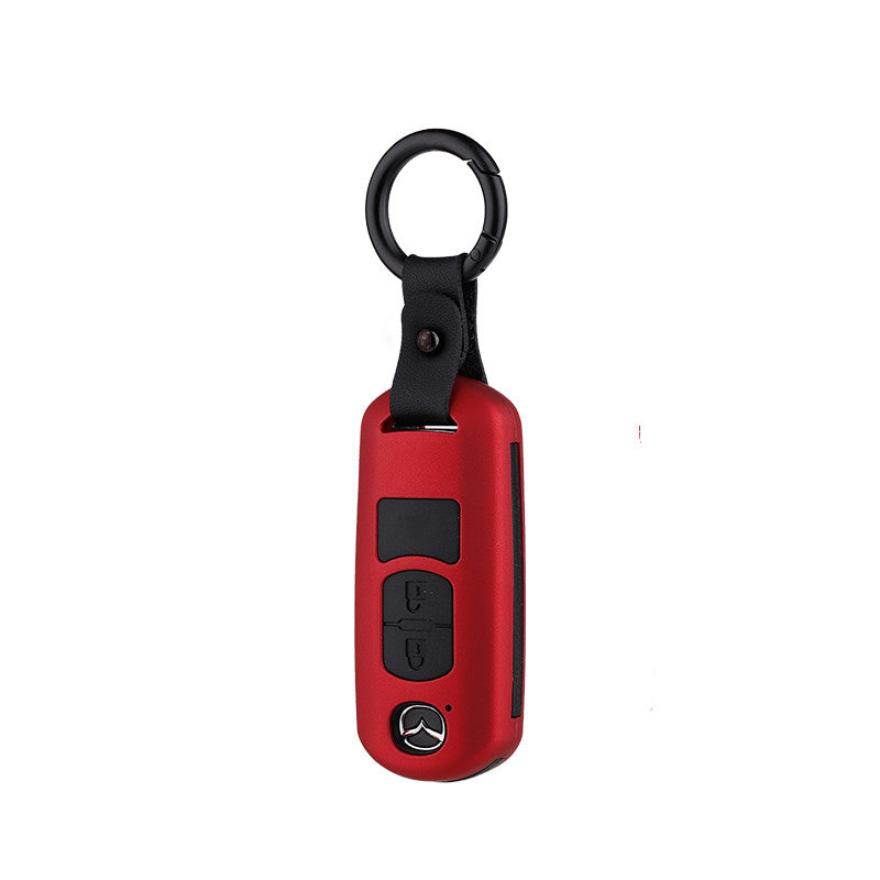 Color: Red 2 bottons - Mazda 3 Angkesaila CX-4 Atez CX-5CX-8 special car key case