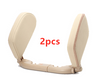 Color: Beige red 2pcs - Car sleeping side pillow