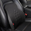 Color: Black, style: Waist - Car Electric Headrest Car Seat Electric Lumbar Cushion Memory Foam Lumbar Support Massage Headrest Lumbar Cushion Set
