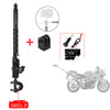 Color: Black, Size: SM02 - TUYU Motorcycle Bike Invisible Selfie Stick Monopod Handlebar Mount Bracket for GoPro Max 9 Insta360 One R X2 Camera Accessories