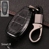 Color: Smart carbon black - Fox Key Cover 2018 Ford Maverick Wing Bo Car Key Case 15 Models Special Silicone Shell Buckle For Fox