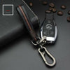 Color: Coffee - New Trendy Sheepskin Woven Couple Creative Personality Car Key Pendant