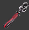 Color: Red - New Trendy Sheepskin Woven Couple Creative Personality Car Key Pendant