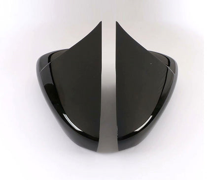 Color: Horn Rearview Mirror - Mazda'S Third-Generation Angkesaila New Rearview Mirror Cover Modified Rearview Mirror Cover Black Carbon Fiber