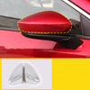 Color: Plating Silver - Mazda'S Third-Generation Angkesaila New Rearview Mirror Cover Modified Rearview Mirror Cover Black Carbon Fiber
