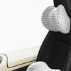 Color: F, style: Headrest - Memory Foam Car Headrest Lumbar Support Set