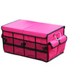 Color: Rose red, Size: large - Car Storage Box, Car Storage Box, Trunk