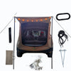 Car Trunk Extension Tent At The Rear Of The Car - Color: Khaki, style: Package two, capacity: M