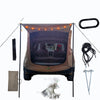 Car Trunk Extension Tent At The Rear Of The Car - Color: Khaki, style: Package two, capacity: XL