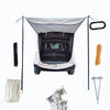 Car Trunk Extension Tent At The Rear Of The Car - Color: Beige, style: Package two, capacity: S