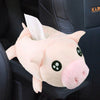 Creative Cartoon Plush Cute Car Armrest Box Drawer