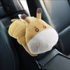 Creative Cartoon Plush Cute Car Armrest Box Drawer