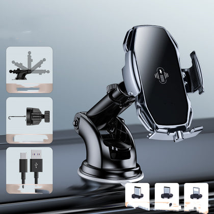 Color: 5 color - Mobile Phone Bracket For Automobile Sucker Type Universal Navigation Driving Support Clip