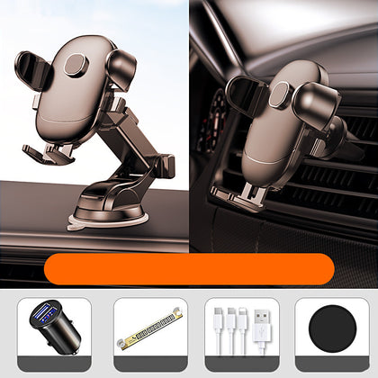 Color: 3 color - Mobile Phone Bracket For Automobile Sucker Type Universal Navigation Driving Support Clip