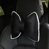 style: D - Car Printing Bowknot Headrest And Neck Cushion