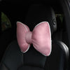 style: C - Car Printing Bowknot Headrest And Neck Cushion