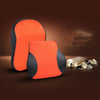 Color: 1set Orange - Headrest in car seat cushion