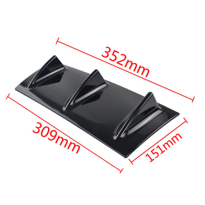 Color: 3 Carbon Stripes - Car deflector
