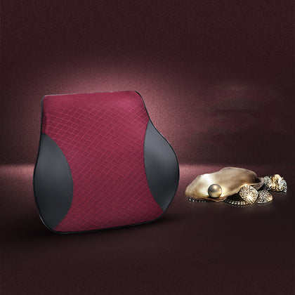 Color: Red 2 - Headrest in car seat cushion
